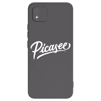 Picasee fekete szilikon tok az alábbi mobiltelefonokra Realme C11 (2021) - Picasee - old logo - white