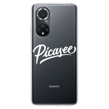 Picasee átlátszó szilikon tok az alábbi mobiltelefonokra Huawei Nova 9 SE - Picasee - old logo - white