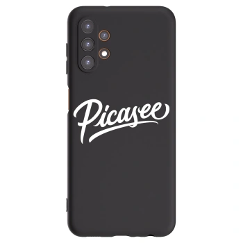 Picasee fekete szilikon tok az alábbi mobiltelefonokra Samsung Galaxy A13 4G A135 - Picasee - old logo - white