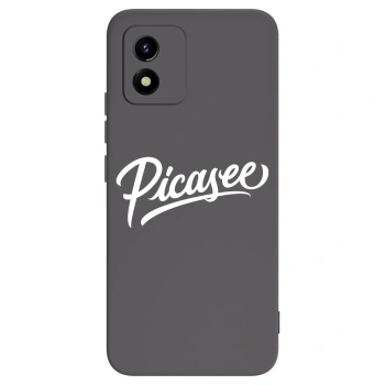 Picasee fekete szilikon tok az alábbi mobiltelefonokra Vivo Y01 - Picasee - old logo - white