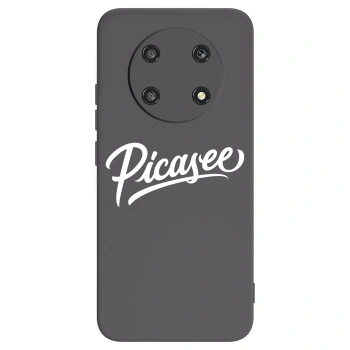 Picasee fekete szilikon tok az alábbi mobiltelefonokra Honor Magic4 Lite 5G - Picasee - old logo - white