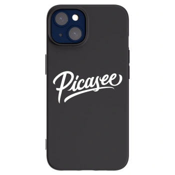Picasee fekete szilikon tok az alábbi mobiltelefonokra Apple iPhone 14 - Picasee - old logo - white