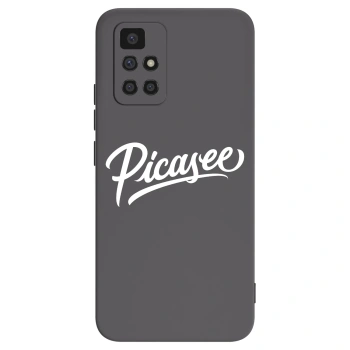 Picasee fekete szilikon tok az alábbi mobiltelefonokra Xiaomi Redmi 10 (2022) - Picasee - old logo - white