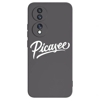 Picasee fekete szilikon tok az alábbi mobiltelefonokra Honor 70 - Picasee - old logo - white