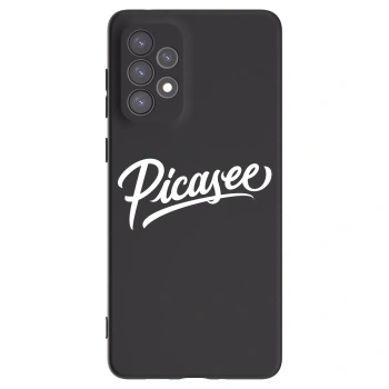 Picasee fekete szilikon tok az alábbi mobiltelefonokra Samsung Galaxy A73 5G - Picasee - old logo - white