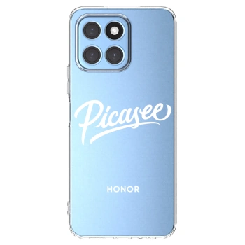 Picasee átlátszó szilikon tok az alábbi mobiltelefonokra Honor X8 5G - Picasee - old logo - white