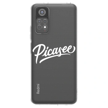 Picasee átlátszó szilikon tok az alábbi mobiltelefonokra Xiaomi Redmi Note 11S 5G - Picasee - old logo - white
