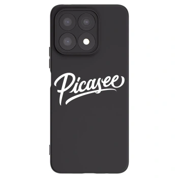 Picasee fekete szilikon tok az alábbi mobiltelefonokra Honor X8a - Picasee - old logo - white
