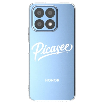 Picasee átlátszó szilikon tok az alábbi mobiltelefonokra Honor X8a - Picasee - old logo - white