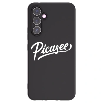 Picasee fekete szilikon tok az alábbi mobiltelefonokra Samsung Galaxy A54 5G A546B - Picasee - old logo - white