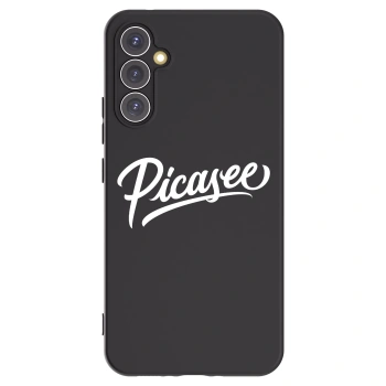 Picasee fekete szilikon tok az alábbi mobiltelefonokra Samsung Galaxy A34 5G A346B - Picasee - old logo - white