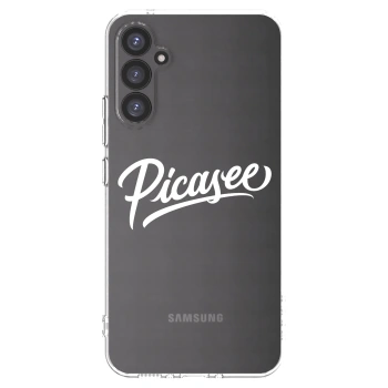 Picasee átlátszó szilikon tok az alábbi mobiltelefonokra Samsung Galaxy A34 5G A346B - Picasee - old logo - white