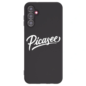 Picasee fekete szilikon tok az alábbi mobiltelefonokra Samsung Galaxy A14 5G A146P - Picasee - old logo - white