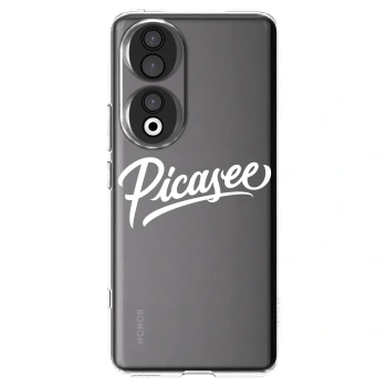 Picasee átlátszó szilikon tok az alábbi mobiltelefonokra Honor 90 5G - Picasee - old logo - white