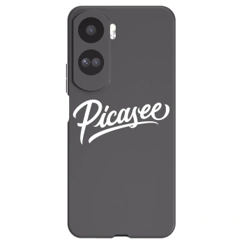 Picasee fekete szilikon tok az alábbi mobiltelefonokra Honor 90 Lite 5G - Picasee - old logo - white