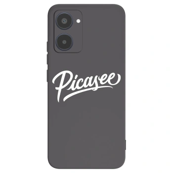 Picasee fekete szilikon tok az alábbi mobiltelefonokra Realme 10 4G - Picasee - old logo - white