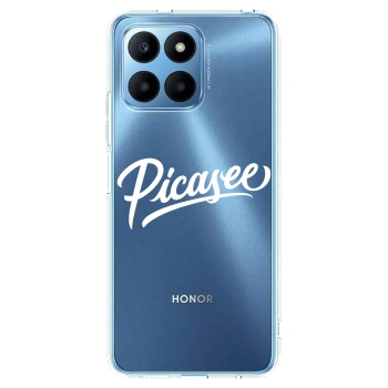 Picasee átlátszó szilikon tok az alábbi mobiltelefonokra Honor 70 Lite - Picasee - old logo - white
