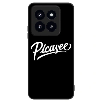 Szilikon tok erre a típusra Xiaomi 14 Pro - Picasee - old logo - white