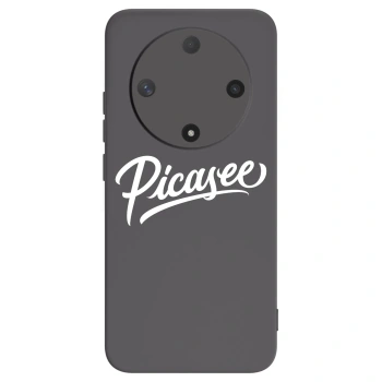Picasee fekete szilikon tok az alábbi mobiltelefonokra Honor Magic6 Lite 5G - Picasee - old logo - white