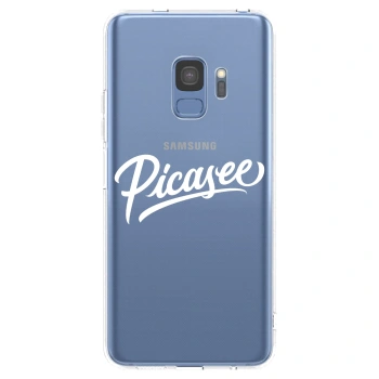 Tok az alábbi mobiltelefonokra Samsung Galaxy S9 G960F - Picasee - old logo - white