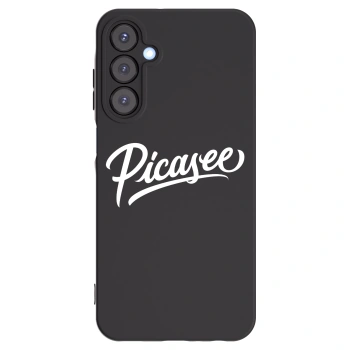 Picasee fekete szilikon tok az alábbi mobiltelefonokra Samsung Galaxy A25 A256B 5G - Picasee - old logo - white