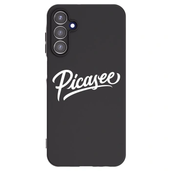 Picasee fekete szilikon tok az alábbi mobiltelefonokra Samsung Galaxy A15 A155F 4G - Picasee - old logo - white