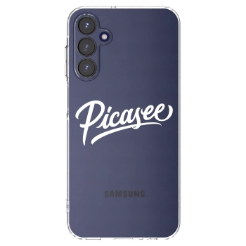 Picasee átlátszó szilikon tok az alábbi mobiltelefonokra Samsung Galaxy A15 A155F 4G - Picasee - old logo - white