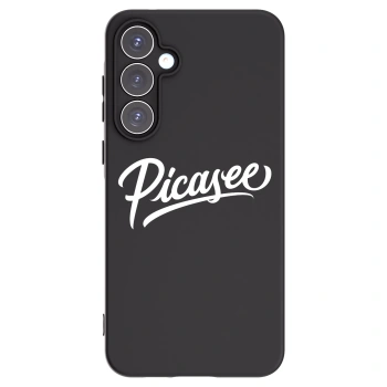 Picasee fekete szilikon tok az alábbi mobiltelefonokra Samsung Galaxy A55 5G A556B - Picasee - old logo - white