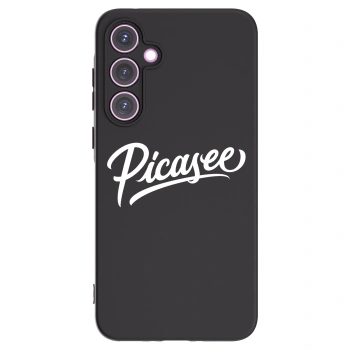 Picasee fekete szilikon tok az alábbi mobiltelefonokra Samsung Galaxy A35 5G A356B - Picasee - old logo - white