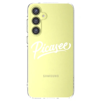 Picasee átlátszó szilikon tok az alábbi mobiltelefonokra Samsung Galaxy A35 5G A356B - Picasee - old logo - white