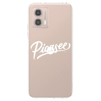 Picasee átlátszó szilikon tok az alábbi mobiltelefonokra Motorola Moto G53 5G - Picasee - old logo - white