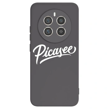 Picasee fekete szilikon tok az alábbi mobiltelefonokra Realme 12 Pro 5G - Picasee - old logo - white