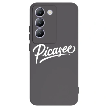 Picasee fekete szilikon tok az alábbi mobiltelefonokra Vivo V40 SE 5G - Picasee - old logo - white