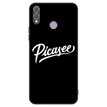 Szilikon tok erre a típusra Honor 8X - Picasee - old logo - white