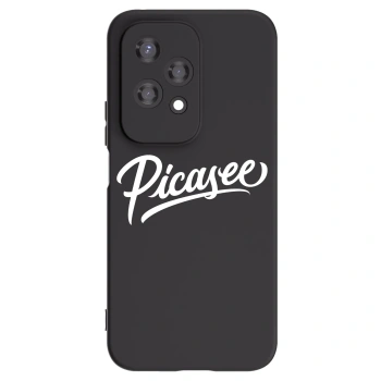 Picasee fekete szilikon tok az alábbi mobiltelefonokra Honor 200 Lite - Picasee - old logo - white
