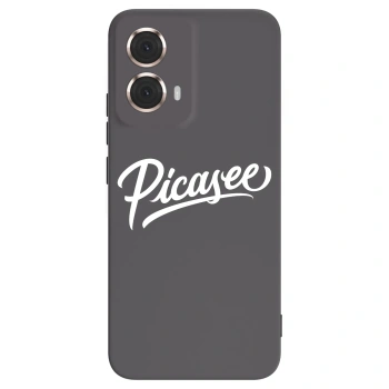 Picasee fekete szilikon tok az alábbi mobiltelefonokra Motorola Moto G85 - Picasee - old logo - white