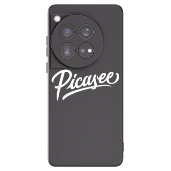 Picasee fekete szilikon tok az alábbi mobiltelefonokra OnePlus 12 5G - Picasee - old logo - white