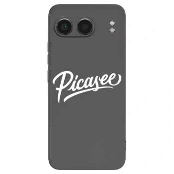 Picasee fekete szilikon tok az alábbi mobiltelefonokra OnePlus Nord 4 - Picasee - old logo - white