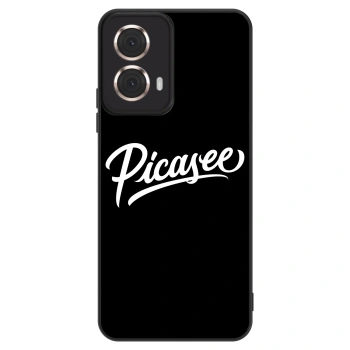 Szilikon tok erre a típusra Motorola Moto G85 - Picasee - old logo - white