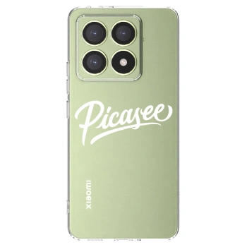 Picasee átlátszó szilikon tok az alábbi mobiltelefonokra Xiaomi 14T - Picasee - old logo - white