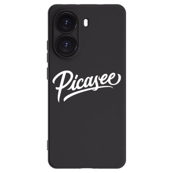 Picasee fekete szilikon tok az alábbi mobiltelefonokra Xiaomi Poco X7 Pro 5G - Picasee - old logo - white