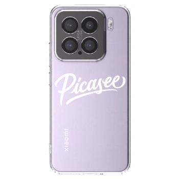 Picasee átlátszó szilikon tok az alábbi mobiltelefonokra Xiaomi 15 - Picasee - old logo - white