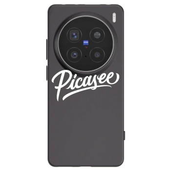Picasee fekete szilikon tok az alábbi mobiltelefonokra Vivo X200 Pro - Picasee - old logo - white