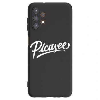 Picasee fekete szilikon tok az alábbi mobiltelefonokra Samsung Galaxy A13 5G - Picasee - old logo - white