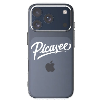 Picasee átlátszó szilikon tok az alábbi mobiltelefonokra Apple iPhone 17 Pro - Picasee - old logo - white