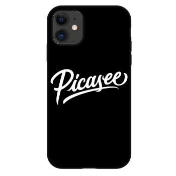 Szilikon tok erre a típusra Apple iPhone 11 - Picasee - old logo - white