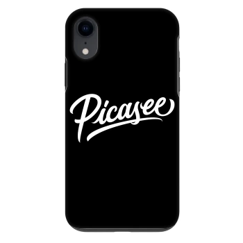Szilikon tok erre a típusra Apple iPhone XR - Picasee - old logo - white