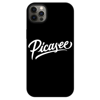 Szilikon tok erre a típusra Apple iPhone 12 Pro Max - Picasee - old logo - white