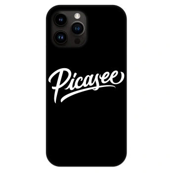 Szilikon tok erre a típusra Apple iPhone 13 Pro Max - Picasee - old logo - white
