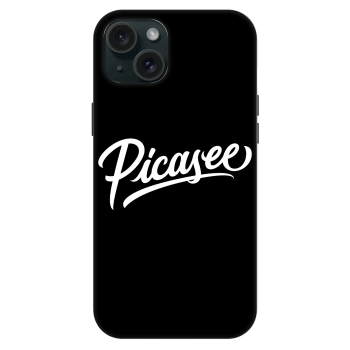 Szilikon tok erre a típusra Apple iPhone 15 Plus - Picasee - old logo - white